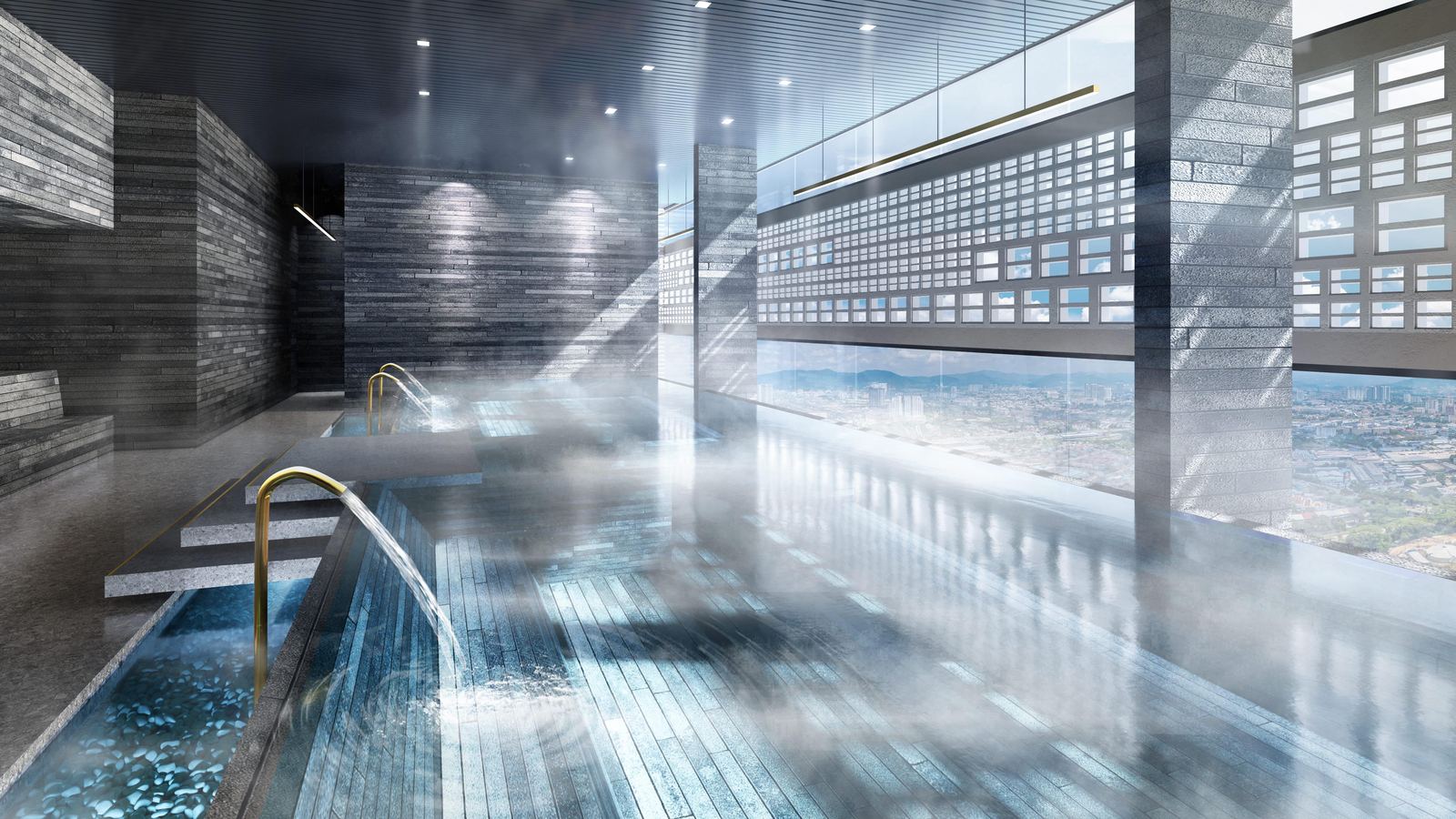 PJ13 Residences pool deck, artist impression